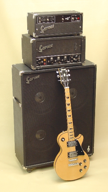 Blonde Garnet LP shown with early '70's Herzog (G12H) BTO Amplifier Head (L260D) and BTO 4x12 Cab (BTO412)