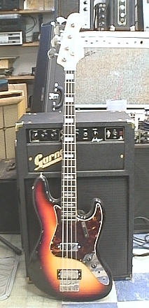 Garnet Jazz Bass shown with late 60's Swinger Combo (S90)
